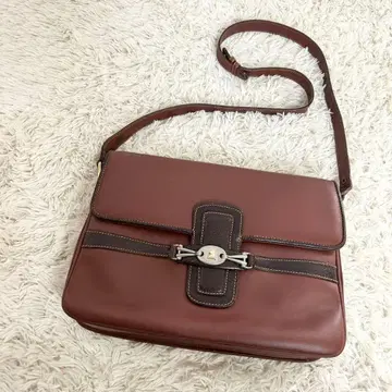 MARK CROSS 브라운 가죽 숄더백