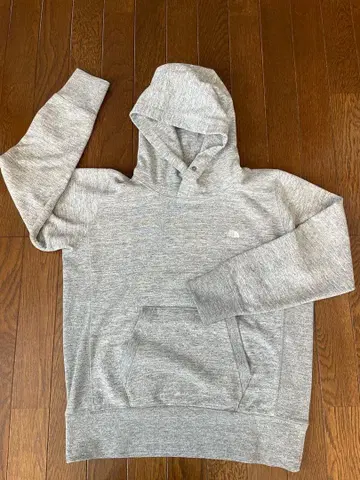 THE NORTH FACE 그레이 후드티 후드 부착