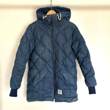 houston 데님 다운 자켓 인디고 퀼팅