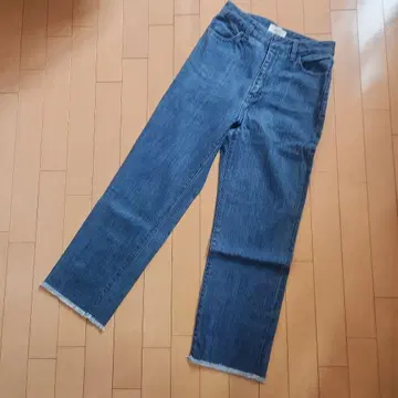 미라 오웬 데님 와이드 팬츠