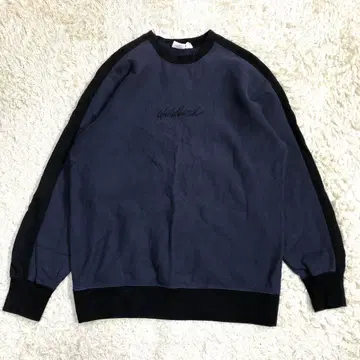 앤디 수수료 테드 맨투맨 자수 코튼 네이비 L 사이즈