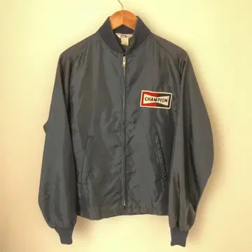 70s80s CHAMPION SPARK PLUG 레이싱 자켓 M