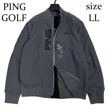 새상품 핑 골프 풀 집업 니트 리버서블 자켓 그레이 LL