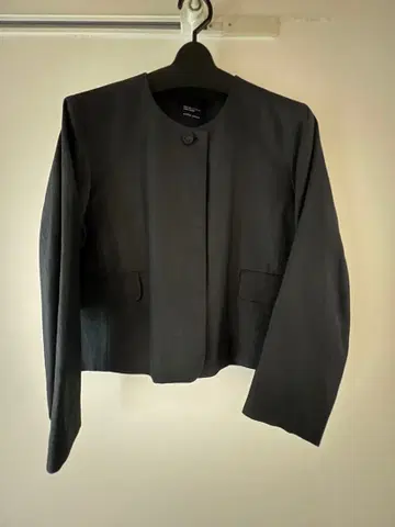 atelier naruse 네이비 노카라 자켓