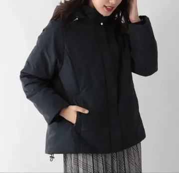 글로벌 워크 후드 블루종