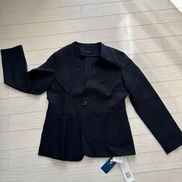 a.v.v 노카라 자켓 다크 네이비