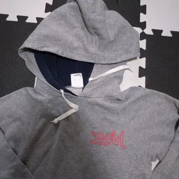 xgirl 후드 부착 드레스 그레이