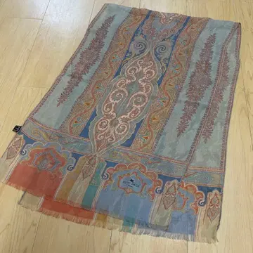 ETRO 에트로 스톨 페이즐리 오렌지 계열 5 no.45