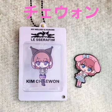 [채원] LE SSERAFIM 루세라 아크릴 스탠드 핀 배지 멜로크로