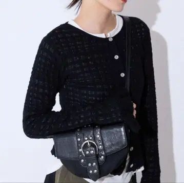 스터드 자카드 모노그램 미니 BAG