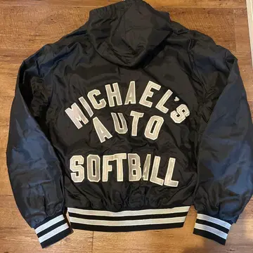 마이클스의 오토 소프트볼 바시티 자켓 미국 빈티지 의류