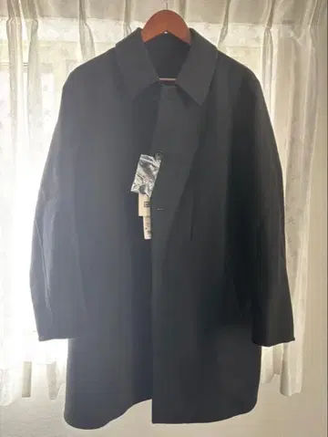 UNIQLO 더블 페이스 코트 블랙 M