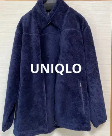 [ UNIQLO ] 네이비 플리스 자켓 집업
