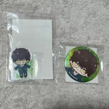 A3! 에스리 지배인 마츠카와 이스케 아크릴 스탠드 캔뱃지 세트