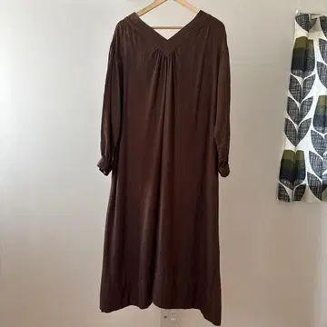 OMEKASI 원피스 브라운 F 새상품급