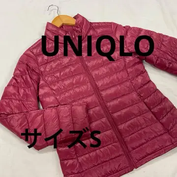 UNIQLO 울트라 라이트 다운 라즈베리 S #3164