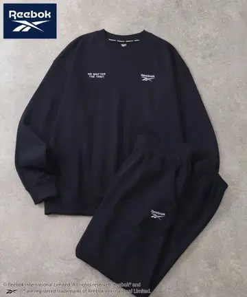 리복 블랙 트레이닝복 맨투맨 상하의 세트