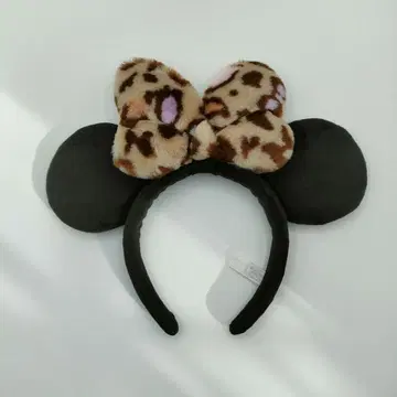 디즈니 머리띠 미니 레오파드 무늬