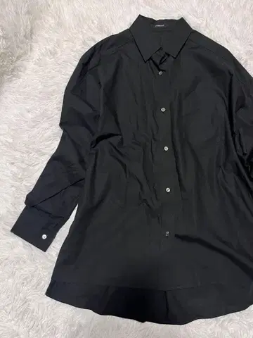 택 포함 PARIGOT 블라우스 긴팔 블랙 38 코튼 100