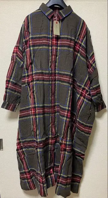 이치 앤티크스 울 거즈 셔츠 원피스