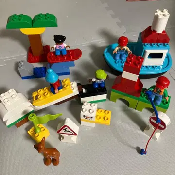 레고 레고듀프로 서핑 배 썰매 타기 눈사람 레고 에듀케이션