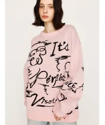 SLY JQ 로고 모티브 자카드 로고 모티브 상의