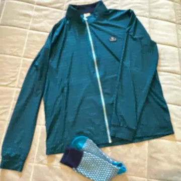 긴팔 네이비 그린 워킹 러닝 스포츠 의류 점퍼