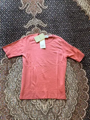 JOHN SMEDLEY 반팔 니트 핑크