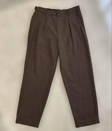 417 에디피스 체크 무늬 슬랙스 아름다운 실루엣 고급 체크