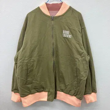 로데오 크라운즈 리버서블 블루종 카키 Free 타53