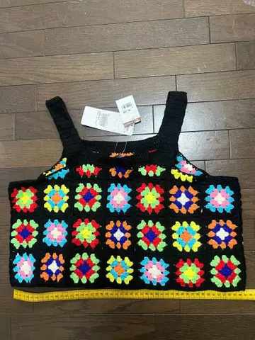 컬러풀 그래니 스퀘어 뷔스티에