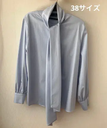 [ 미사용 새상품 ] 띠어리 럭스 리본 타이 긴팔 셔츠