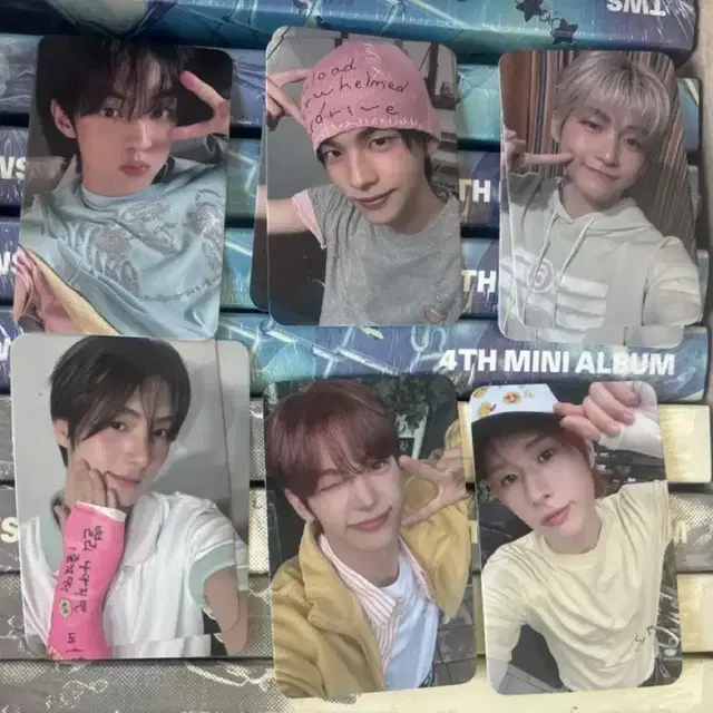 투어스 비트로드 특전 포토카드 미공포 , TWS playhard 앨범분철