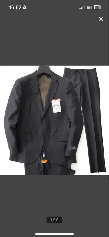 다크 블루 비즈니스 정장 (팬츠 포함)