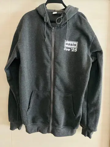 [새상품급] 후드 달린 집업 후드티 다크 그레이 XXL 상당