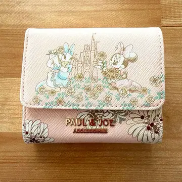 [ 미사용 ] PAUL & JOE 미니 마우스 3단 폴더형 지갑