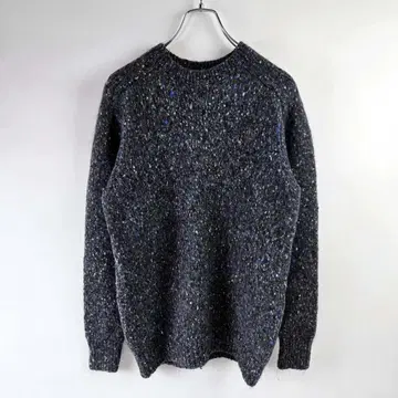 유나이티드 애로우즈 모헤어 혼방 믹스 네프 크루넥 니트 부드러운 스웨터