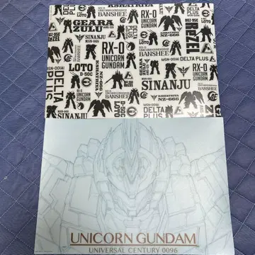 유니콘 건담 클리어 포스터 A4 사이즈