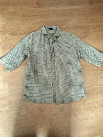 LAD MUSICIAN 체크 셔츠 반팔 사이즈 46 ( L 상당 )