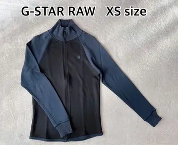 [ 새상품급 ] G-STAR RAW 지퍼 후드티 블랙/네이비 XS 사이즈