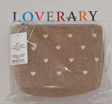 러브리바이페이러 러브리하트 보트형 파우치M 베이지
