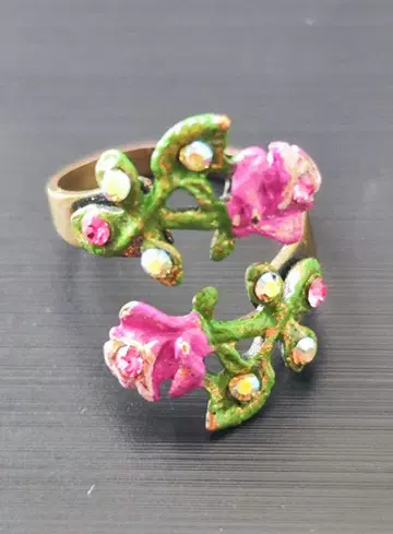 미하엘 네그린 반지 반지 꽃 플라워