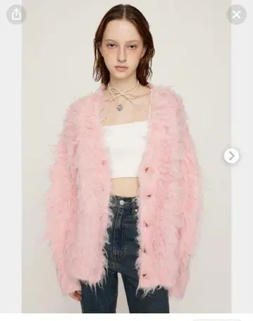 SLY 샤기 루즈 가디건