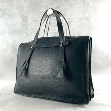 훌라 비즈니스백 토트백 조베 블랙 가죽 A4