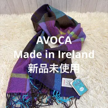 미사용 새상품 AVOCA 아일랜드제 머플러 스톨