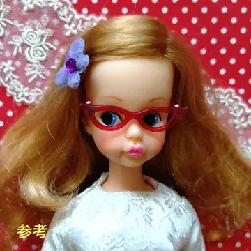 태미짱 스칼렛짱 반짝이 안경 쇼와 레트로 인형 잡화