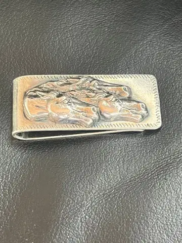 PEANUTS&CO. 파라오스 호스 실버 머니클립