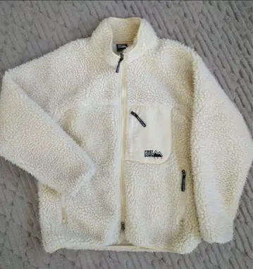 FIRST DOWN 플리스 자켓 S 크림