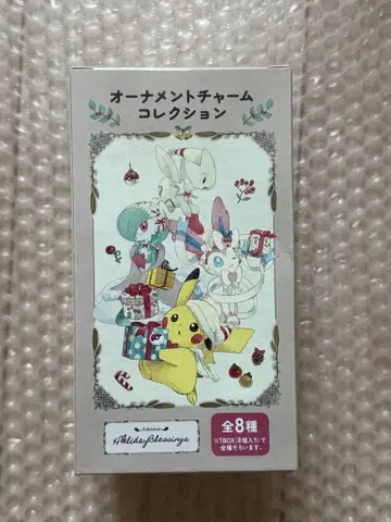 포켓몬 센터 한정판 크리스마스 오너먼트 참 컴플리트 BOX