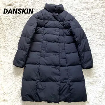DANSKIN 댄스 롱 다운 코트 다운 자켓 스탠드 카라